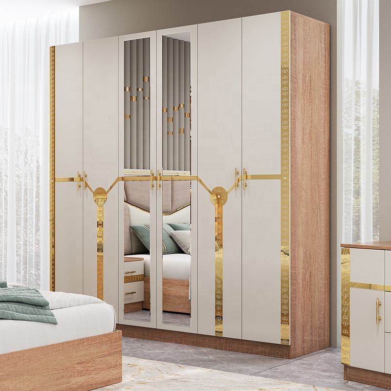 Meuble De Chambre Modern Bedroom Furniture Set king Size Bed Wooden Frame Luxury Home Complete Turkish Furniture Bedroom Sets