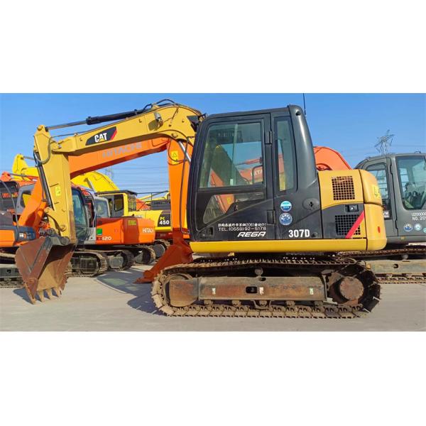 7 Ton Mini Used Hydraulic Crawler Excavator Caterpillar 307D Backhoe Excavator