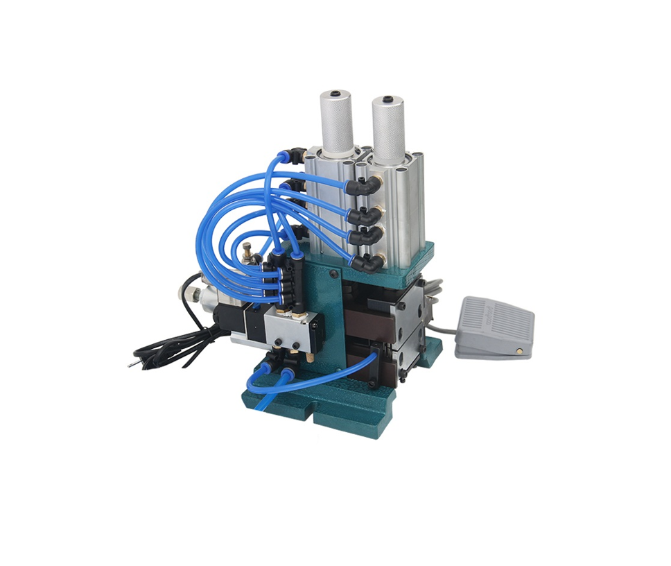 Foot Operated Semi Automatic Stripping Machine Energy Saving Wire Peeling Machine
