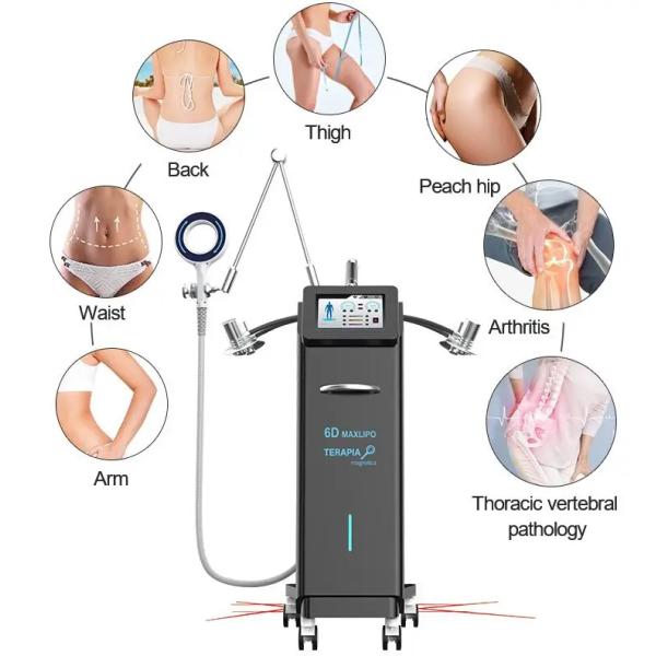 Laser rojo físico vertical 6D de la pérdida de peso de la rehabilitación de la máquina del laser de la terapia 635nm que adelgaza la máquina