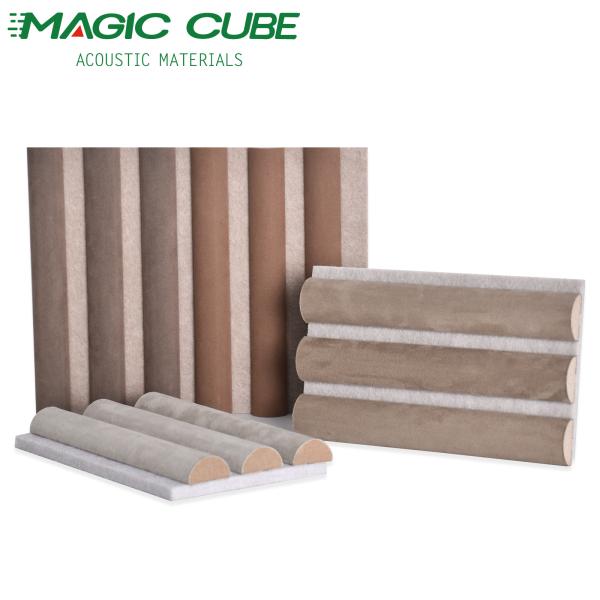 Reducing Noise Wood Slat Wall Panels 600×2700mm For Bedroom Decor