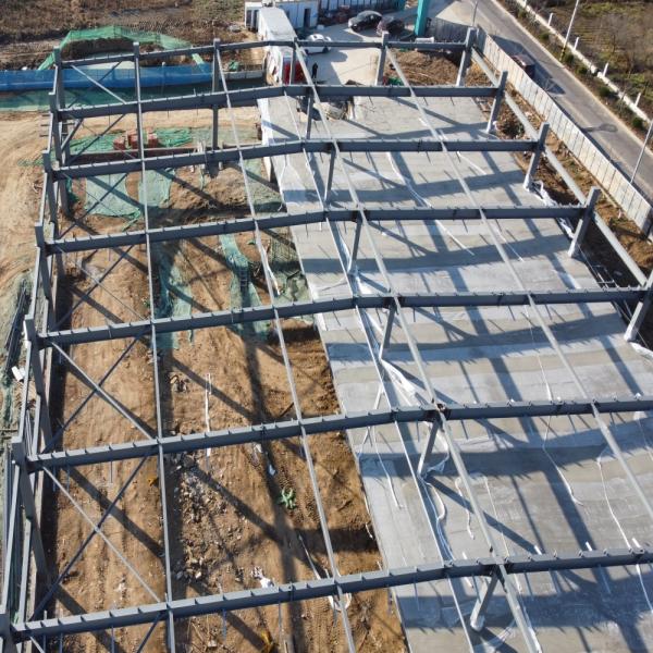 Pre Built Steel Buildings Portal Frame Structure Factory Buildings Construction