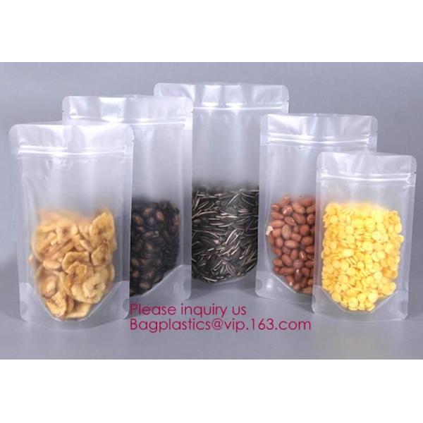 Biodegradable Standing Up Pouch Aluminum Foil Vacuum Tea Bag, Food Packaging Custom Ziplock Stand Up Pouch