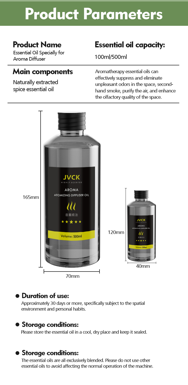 500ML Portable Essential Oil Diffuser English Language Grade Aromatherapy Diffuser