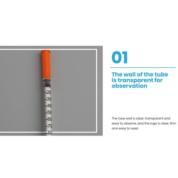 5ml Disposable Plastic Syringe , PP Plastic Medicine Syringe