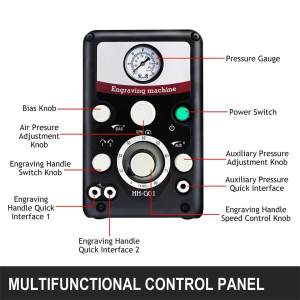 Engraver ювелирных изделий гравировального станка ювелирных изделий 220V 50HZ двойной возглавленный пневматический