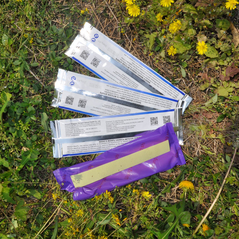 Wangshi Bee Medicine Manpu Fluvalinate Strips Bee Varroa Mites Instant Killer 10 полос/пакетик
