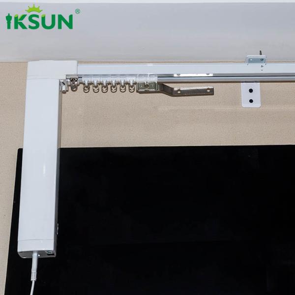 Iron Curtain Track Support Brackets , Heavy Duty Curtain Rail Brackets 52mm Height