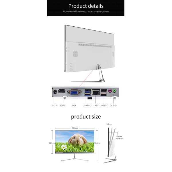 Dual Channel Memory 16G RAM HDD 2TB I5 Desktop Computer For Home