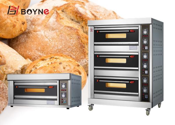 Cozimento industrial elétrico Oven Three Layers Six Trays do punho