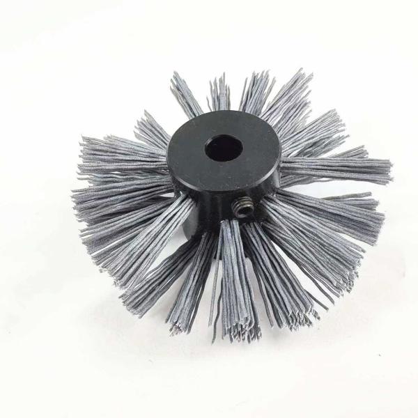 Sturdy Carbon-Infused Abrasive Nylon Brush For Pipeline Coating Removal