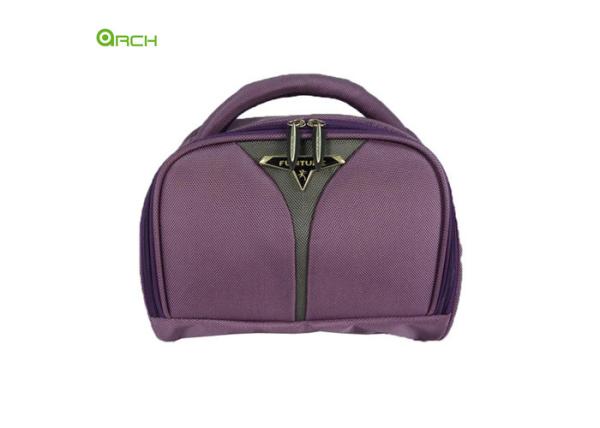 1680D Cosmetic Vanity Duffle Travel Luggage Bag  with In-lid zippered pockets