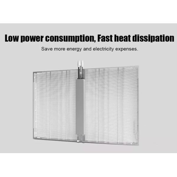 3.9mm Indoor Rental Video Wall Panel , P3.91 Transparent Glass Led Display