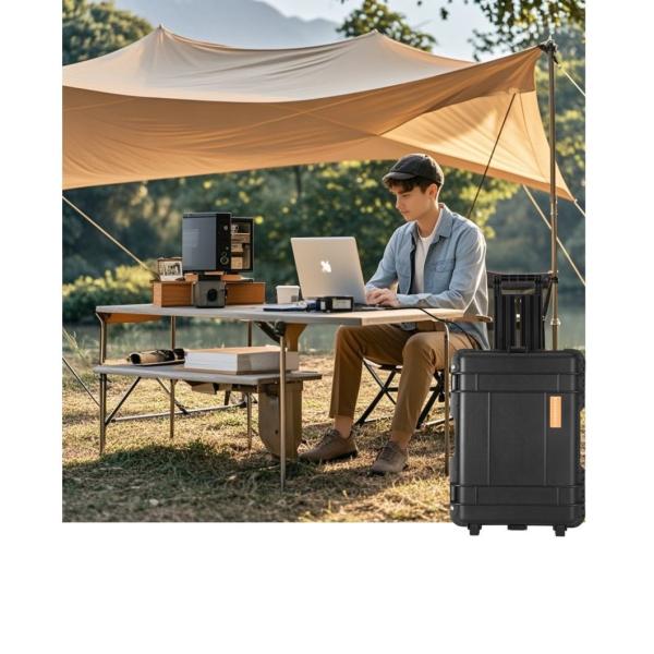 3000W Pure Sine Wave Outdoor Portable Generator for Customizable Communication and Camping