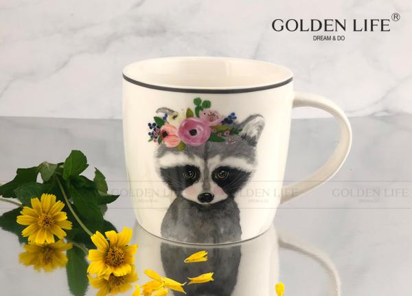 Fine Bone China ceramic 440cc Mug Cute Animal Design Tea Cup and  Coffee Mug