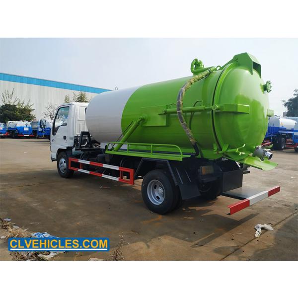 N Series ISUZU Sewage Suction Truck 4x2 Chassis 130hp