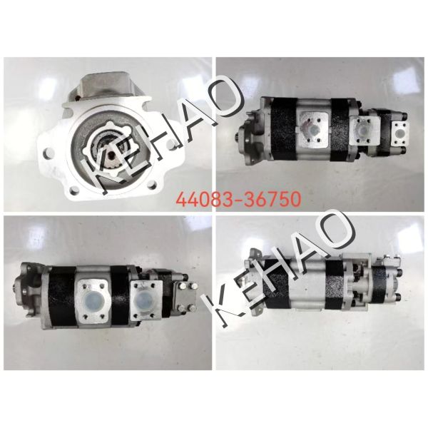 Customize Kawasaki Hydraulic Gear Pump 44083-36750 Iron and Aluminum alloy materials Oil Transfer Pump SDR(30)63+50+SBR6 for Agricultural Machinery