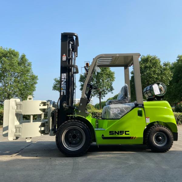 Natural Gas Forklift 3ton LPG Dual Fuel Forklift Truck Heavy