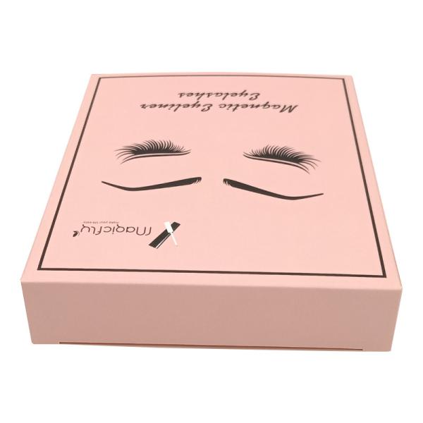 OEM Custom Eyelash Packaging Box , 10 Pairs Lash Paper Box For Cosmetic