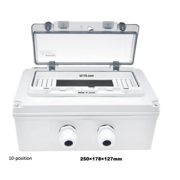 Wall Electric Enclosure Plastic Switch Circuit breaker Box IP67 Waterproof Outdoor 2 3 4 5 6 8 10 12 16 18 Way