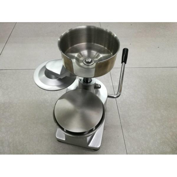 Пресса Дя.10км бургера алюминиевого сплава ручная и пресса Патты гамбургера оборудований пищевой промышленности Дя.13км