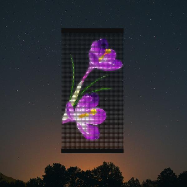 15mm PC IP67 Waterproof Drone Flying LED Screen World Cup Opening Ceremony Aerial Hanging LED Screen For Grand Ritual Atmosphere