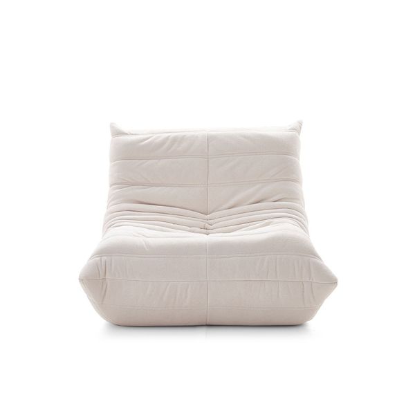 High Quality Compressed Sofa Corduroy Fabric Single Sofa Segmented Lounge Chair for Bedrooms