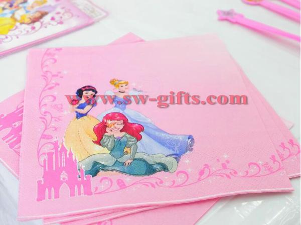 Princess Snow White Cinderella Bell Mermaid Sleeping Beauty Tangled Kids Baby Birthday Party Event Decoration Supplies