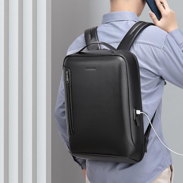 Nouveau sac portable chargeur usb homme collège affaires sac à dos imperméable sac à dos sac à dos noir sacs à dos pour hommes