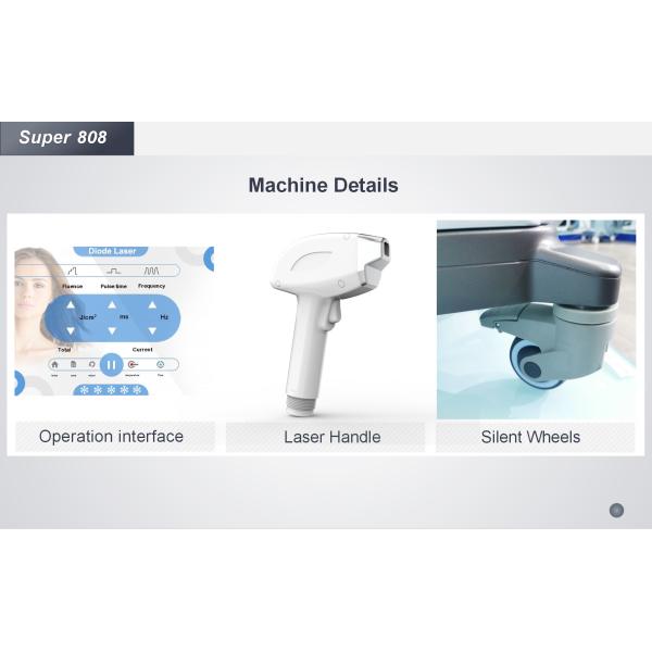 Машина 500W удаления волос лазера диода 800W боли свободная
