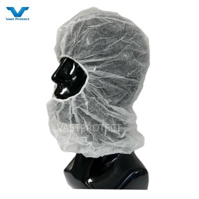 35 X 45cm Customized Blue PP Non Woven Protective Hood Cover For Dust Resistance Space Cap