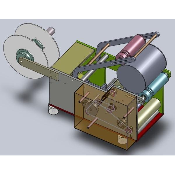 Алюминиевый аппликатор 18mm-120mm ярлыка трубки SS304 Semi автоматический