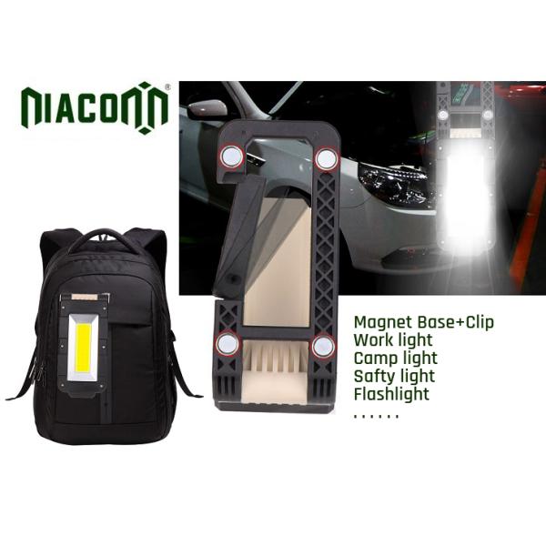 COB Rechargeable Led Headlamp , Magnet Base Led Headlamp Flashlight PVC Material