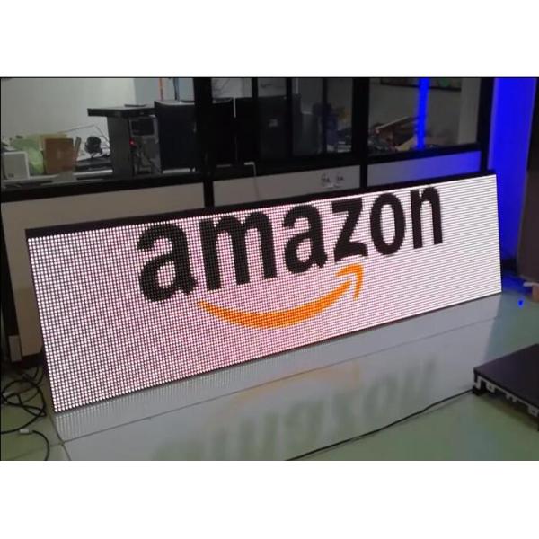 Pure White Balance Sports Perimeter LED Display 768x768mm Led Billbaord