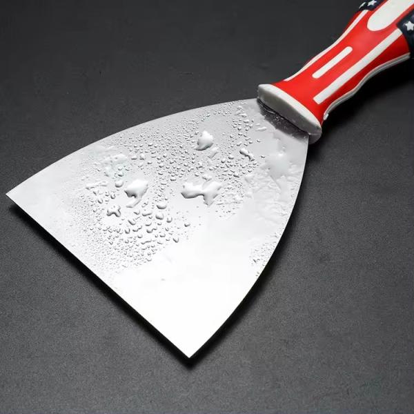 Professional custom Multifunctional paint scraper putty knifes carbon steel plastering putty knife