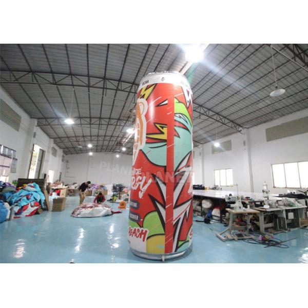 La lona bebe la poder publicitaria inflable del cierre superior de cremallera con el ventilador