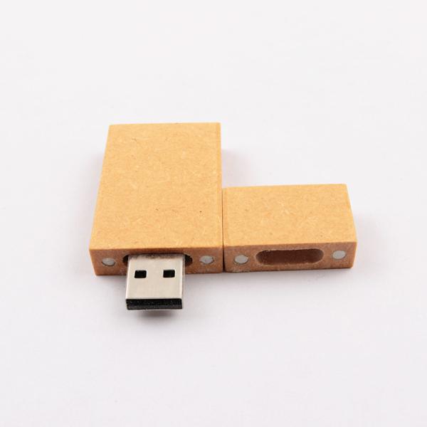 Привод 128GB 256GB USB 3,0 годного для повторного использования материала 2,0 деревянный внезапный