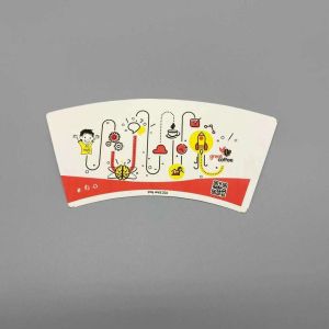 Повторно использованное слоение фильма вентилятора бумажного стаканчика мороженого 160g 170g упаковывая