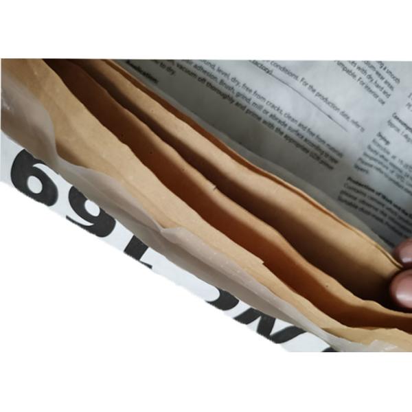 High Stability Pasted Valve Multiwall Paper Bags Waterproof Block Bottom Paper Bags