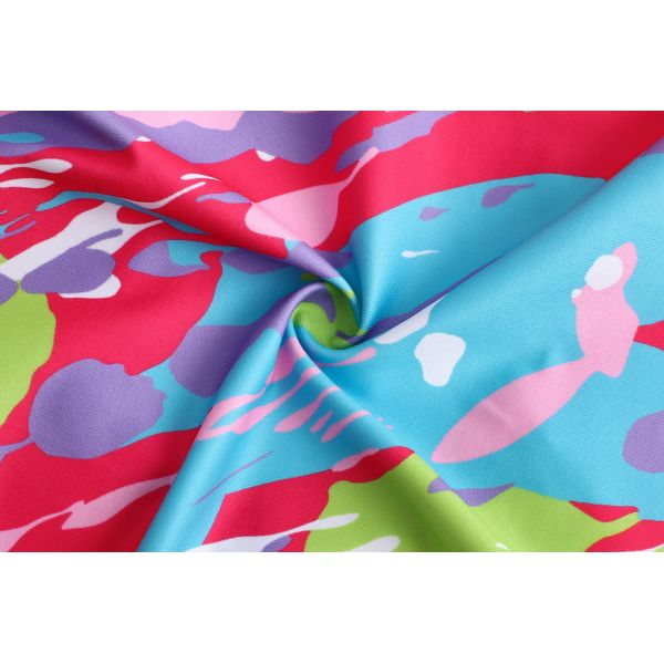 UPF 50+ Breathable Girls Swimwear Kids Swimsuit Machine Washable Comfort