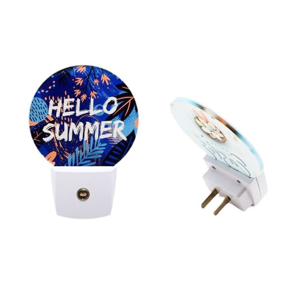 Acrylic LED Night Light Blanks Light Control Intelligent Sublimation Sensor Night Light For Home Decoration
