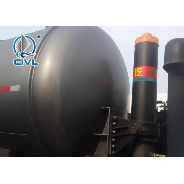 6 Cubic Meters Diesel Sewage Suction Truck with 5m Suction Depth 290HP