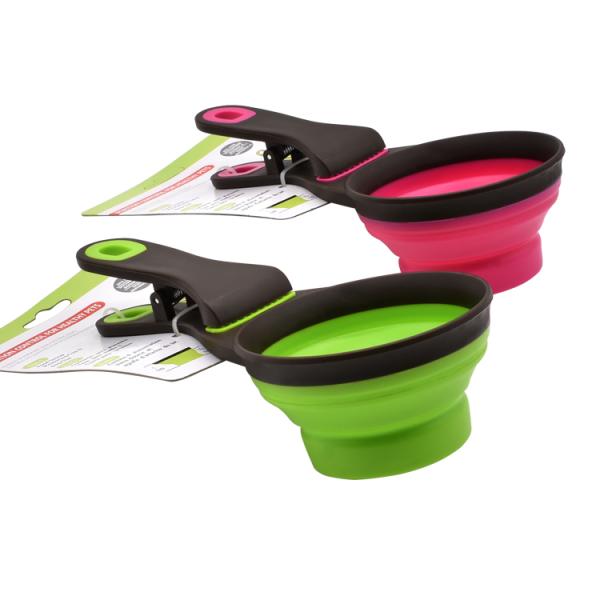 dog food bag clip and scoop pet food bag with spoon fold the dog food spoon