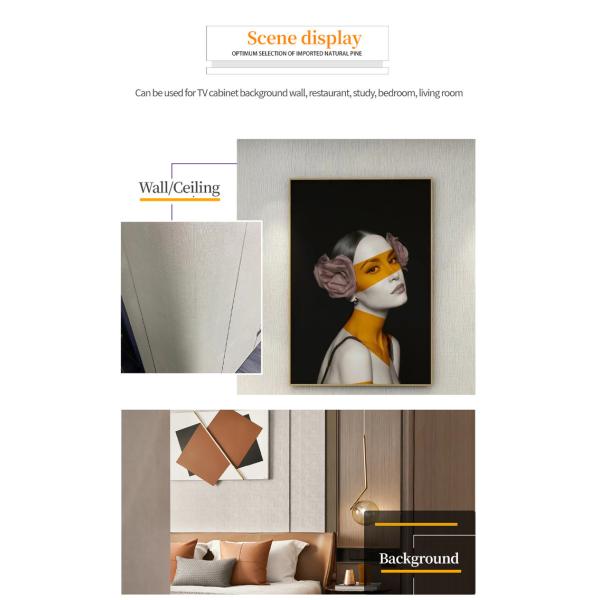 ткань угля бамбука облицовки 1.22m широкая деревянная текстурирует панели стены кухни PVC 3D