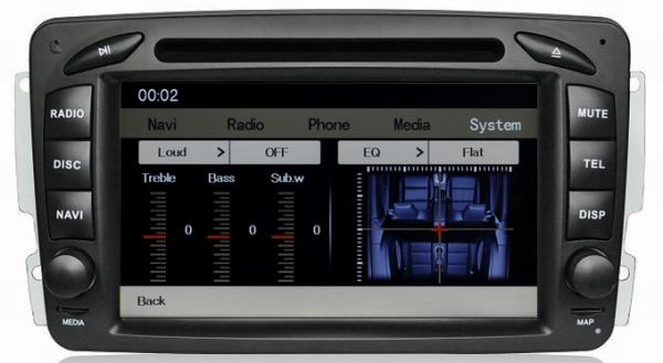 Ouchuangbo In Dash DVD Player for Mercedes Benz W203 2000-2005 GPS Nav iPod USB Multimedia Stereo System OCB-1503