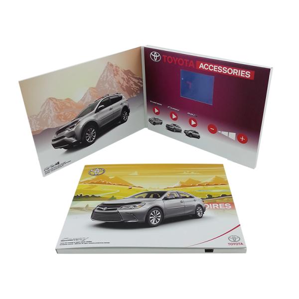 Economy Promotional Video Cards Super Slim Video Player Greeting Card