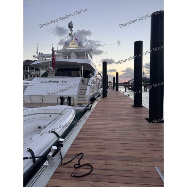 Marine Grade 6061-T6 Aluminum Floating Dock with Modular Design and 250-275kg/sqm Load Capacity for Marinas
