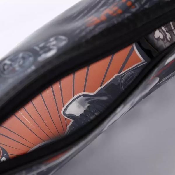 Durable Black PVC Plastic Bag For Supermarket Shopping Sales Promotion