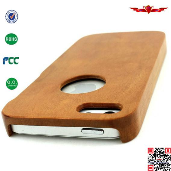 100% Perfect Fit Import Bamboo Wood Cover Case For Iphone 4 Iphone 5 Durable High Quality