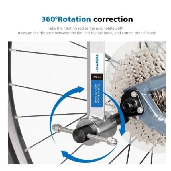 Bike Derailleur Hanger Corrector Correct Rear Shift Lugs with Design Bike Repair Tool